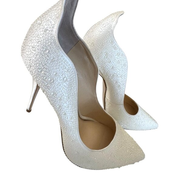 Jessica Simpson Women's Bridal Bride Wedding Heels Shoes Stiletto Size 10 - Picture 10 of 16